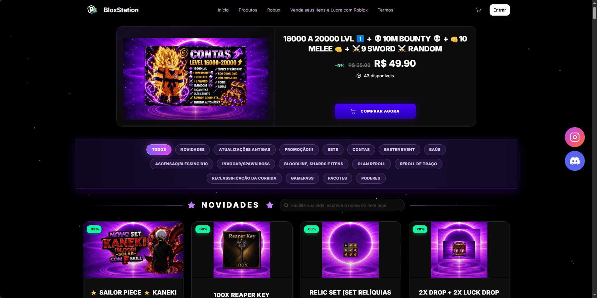 BloxStation Website - 2