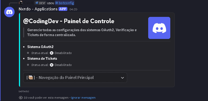 Bot OAuth2 + Ticket - 1
